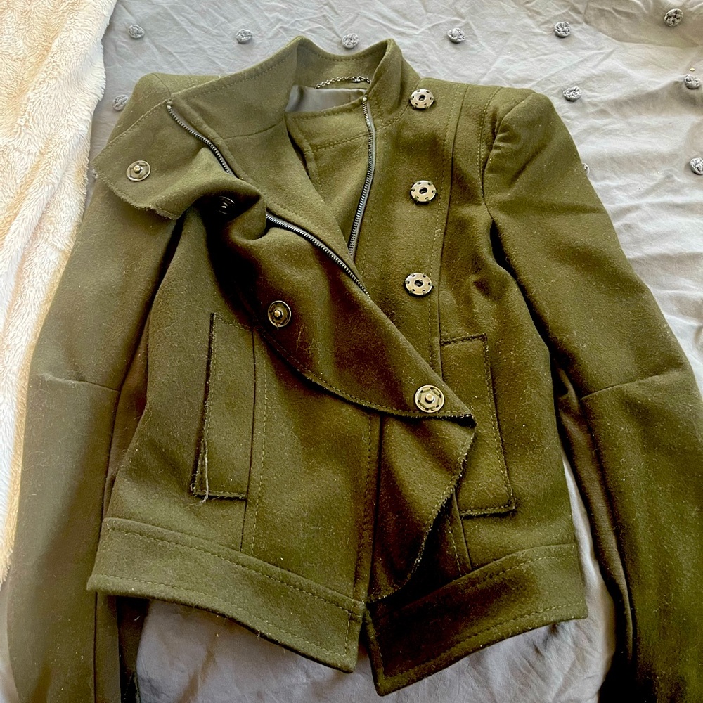 kept dark olive green BCBG Maxazria jacket